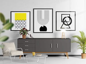 Posters set of 3 - High quality - Abstract 1