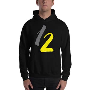 unisex heavy blend hoodie black front 6148c0af07159