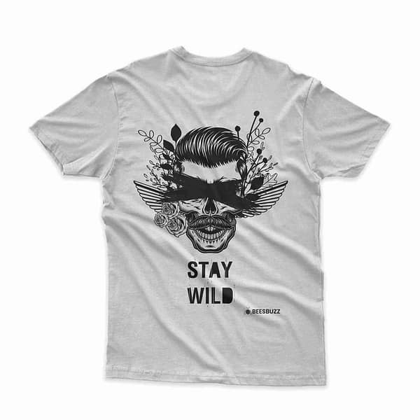 Men's t-shirt "stay wild" high quality