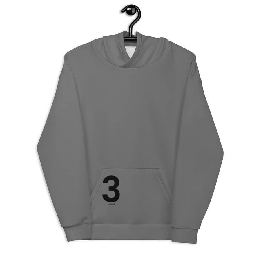 Men's hoodie "number 3" high quality