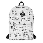 All over printed backpack 1 "Cyprus places" high quality