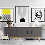 Posters set of 3 - High quality - Abstract 1
