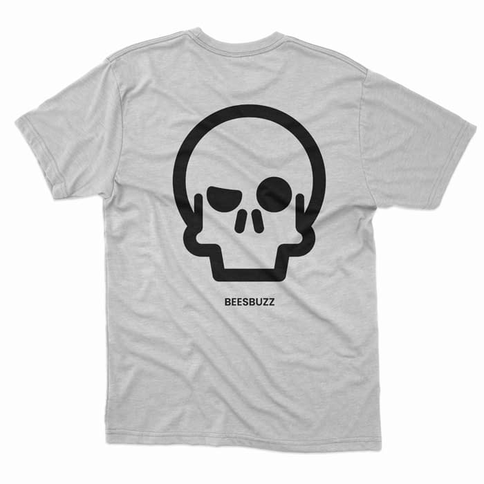 BC skull T shirt men SPORT GREY 1