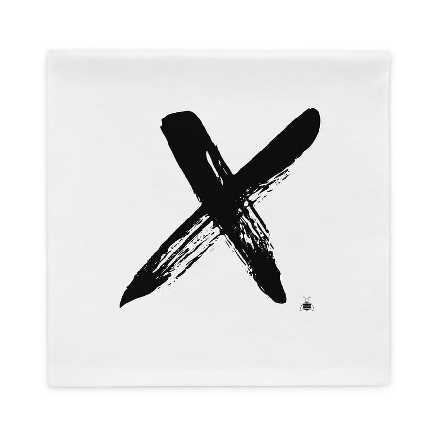 Couch pillow case "X" high quality